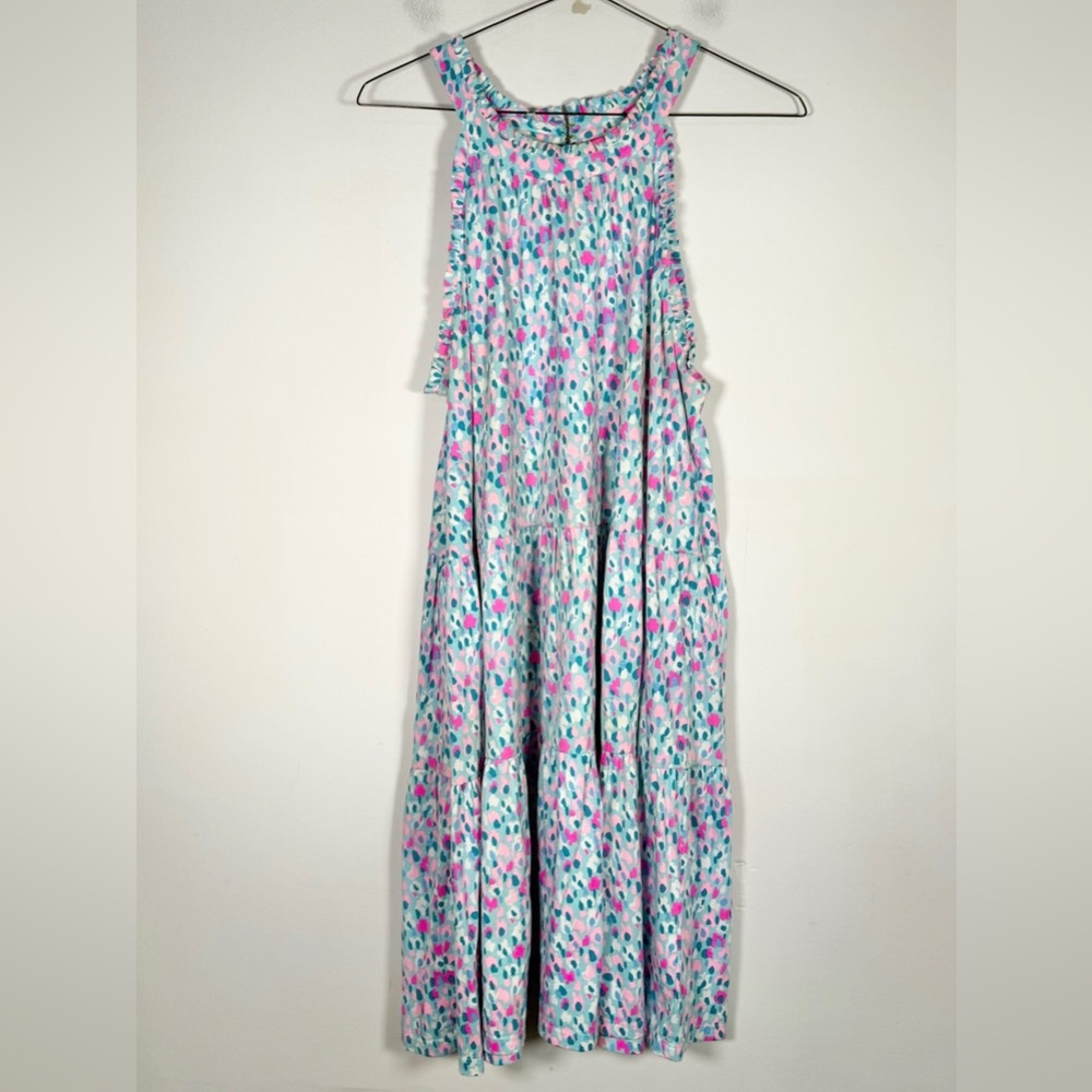 Lilly Pulitzer Women’s Size Extra Large Jerrica Swing Dress Multi Hottie Dottie